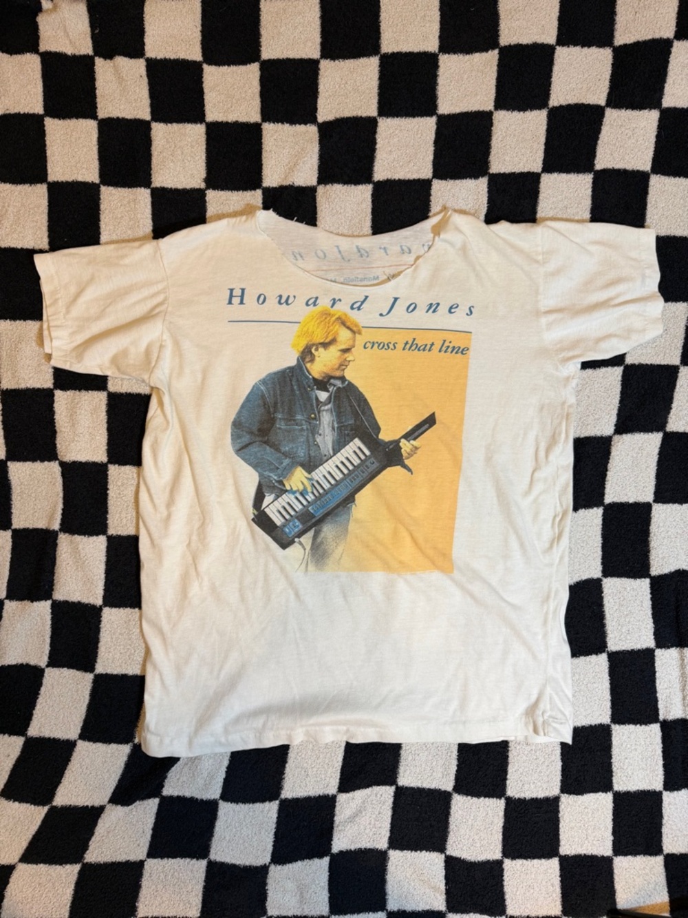 vintage 1989 howard jones cross that line shirt size xl